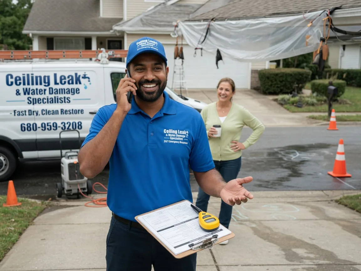 Ceiling Leak Cleanup Medimont, ID FAQs